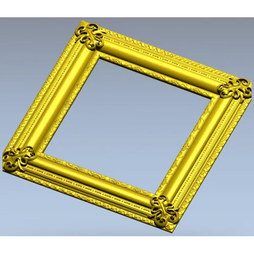 Квадратный барочный багет - 3D модель STL для ЧПУ