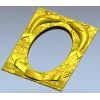Рамка с дельфинами - 3D модель STL для ЧПУ