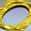 Рамка с дельфинами - 3D модель STL для ЧПУ