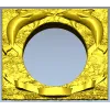 Рамка с дельфинами - 3D модель STL для ЧПУ