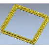 Квадратная барочная рамка - 3D модель STL для ЧПУ