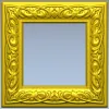 Ornate Square Frame STL for CNC Milling