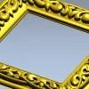 Ornate Square Frame STL for CNC Milling