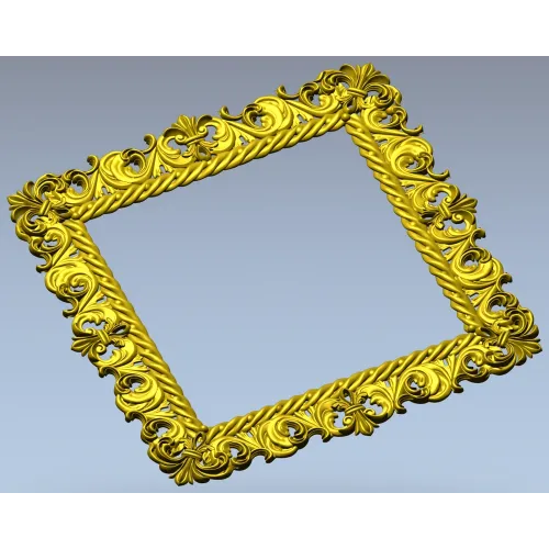 Классическая резная рамка - 3D модель STL для ЧПУ