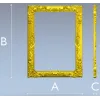 Ornate Baroque Picture Frame STL for CNC