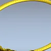 Oval Baroque Rope Frame STL for CNC
