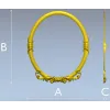 Oval Baroque Rope Frame STL for CNC