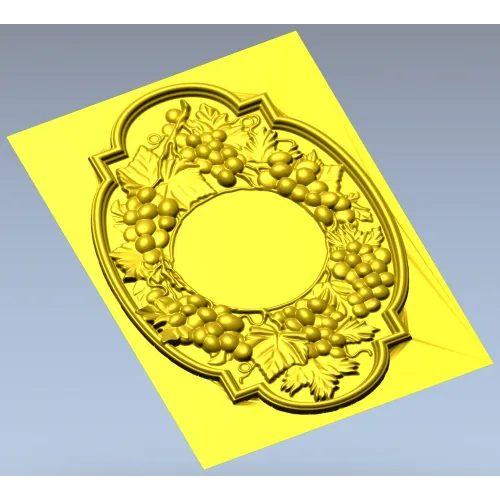 Виноградный медальон - 3D модель STL для ЧПУ