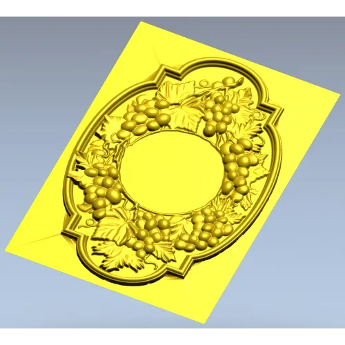 Виноградный медальон - 3D модель STL для ЧПУ
