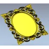 Барочный овальный картуш - STL модель для ЧПУ