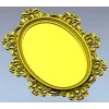 Витиеватая овальная рамка - STL модель для ЧПУ