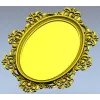 Витиеватая овальная рамка - STL модель для ЧПУ