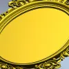 Витиеватая овальная рамка - STL модель для ЧПУ