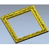 Regal Acanthus Square Frame - STL 3D model for CNC milling