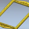 Декоративная рама для ЧПУ в классическом стиле - STL модель