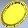 Ornate Oval Frame STL for CNC