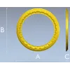 Круглая резная рамка - 3D модель STL для ЧПУ фрезера