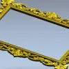 Барочная резная рамка STL для ЧПУ - готовая 3D модель