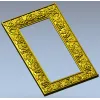 Grapevine Relief Decorative Frame STL for CNC