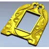 Рамка "Парные птицы" - STL модель для ЧПУ