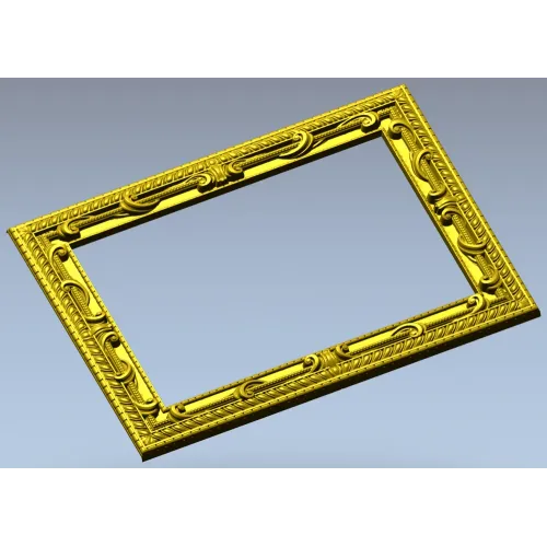 Классическая резная рамка - 3D модель STL для ЧПУ