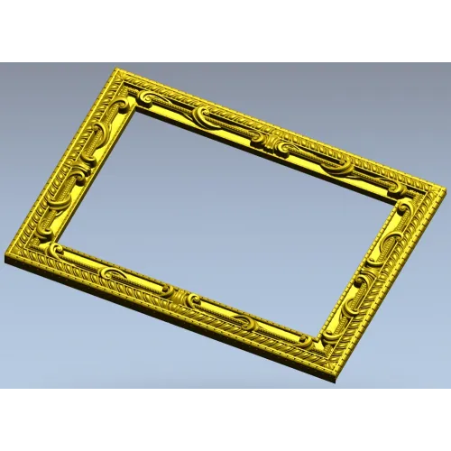 Классическая резная рамка - 3D модель STL для ЧПУ