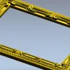 Классическая резная рамка - 3D модель STL для ЧПУ