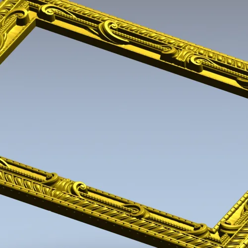 Классическая резная рамка - 3D модель STL для ЧПУ