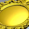 Барочная овальная рамка - stl модель для ЧПУ