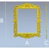 Baroque Acanthus Frame STL for CNC Milling