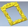 Baroque Mermaid Frame STL for CNC