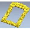 Baroque Mermaid Frame STL for CNC