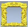 Baroque Mermaid Frame STL for CNC