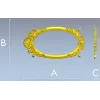 Овальная барочная рамка - 3D модель STL для ЧПУ