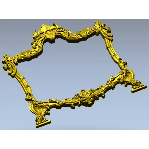 Rococo Shell Frame STL for CNC
