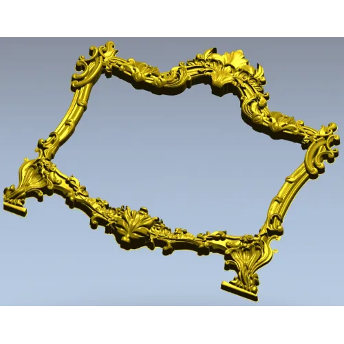 Rococo Shell Frame STL for CNC