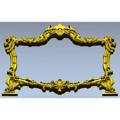Rococo Shell Frame STL for CNC