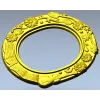 Овальная рамка с музыкальным декором - STL модель для ЧПУ