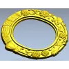 Овальная рамка с музыкальным декором - STL модель для ЧПУ