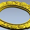 Овальная рамка с музыкальным декором - STL модель для ЧПУ