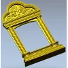 Киот с витой колонной - 3D модель STL для ЧПУ
