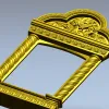 Киот с витой колонной - 3D модель STL для ЧПУ