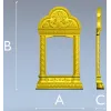 Киот с витой колонной - 3D модель STL для ЧПУ