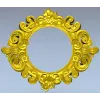 Baroque Floral Round Frame - STL 3D Model for CNC Routers