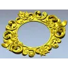 Baroque Floral Round Frame - STL 3D Model for CNC Routers