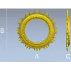 Круглая резная рама в стиле барокко - 3D модель STL для ЧПУ