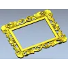Орнаментальная рамка в стиле рококо - 3D модель STL для ЧПУ