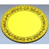 Ornate Round Medallion STL for CNC Routing