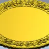 Ornate Round Medallion STL for CNC Routing
