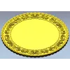 Ornate Round Medallion STL for CNC Routing